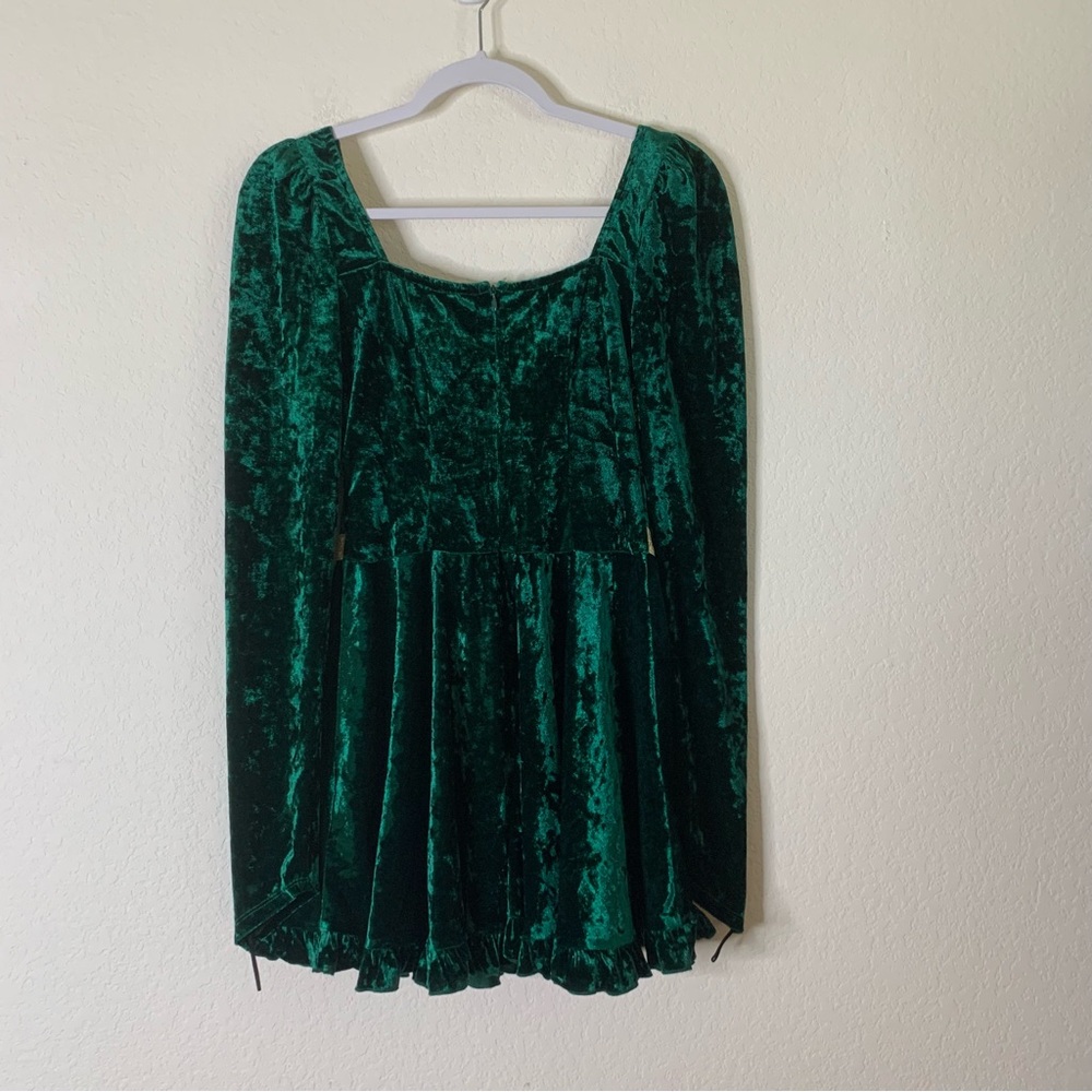 Dolls kill x shrek green Fiona mini dress S - Picture 8 of 9